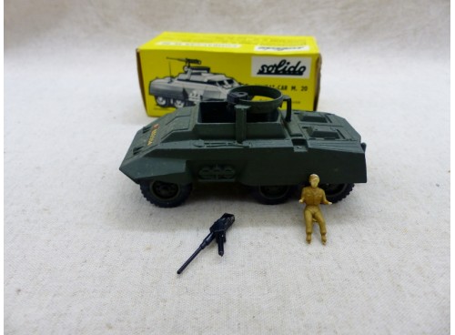 détails personnage Solido 200 Véhicule Blindé Combat-Car M. 20 NM/Boite