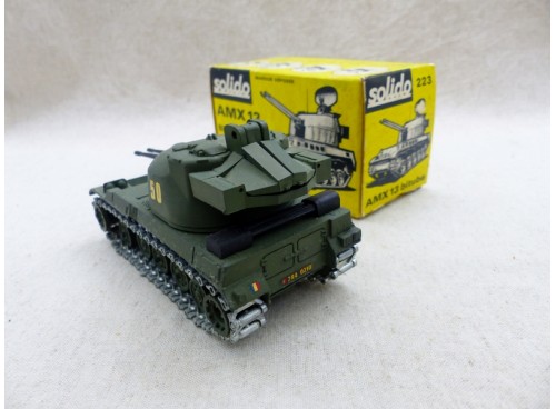 Solido 223 AMX 13 Bitube Anti Aérien NM / Boite vue arrière