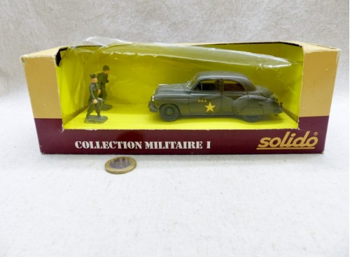 Solido 235 239 Camion Militaire Simca-Unic avec Canon 105 NM/Boite (2)