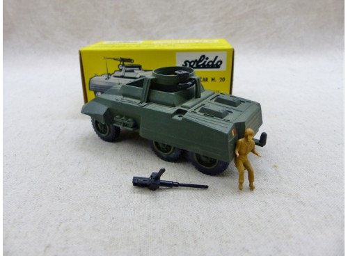miniature Solido 200 Véhicule Blindé Combat-Car M. 20 NM/Boite avec personnage