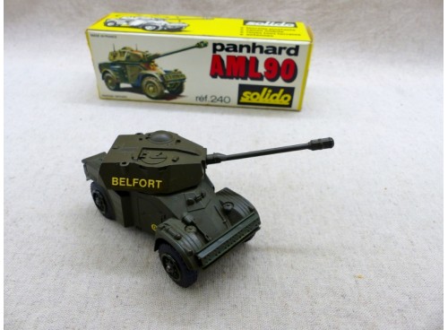 Solido 240 Véhicule Militaire Blindé Léger Panhard AML 90