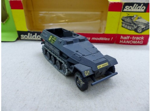 Solido 241 Half-Track Blindé Allemand Hanomag SDKFZ HK251/1 avec Boite vue avant