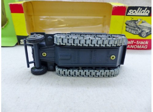 Solido 241 Half-Track Blindé Allemand Hanomag SDKFZ HK251/1 avec Boite vue dessous