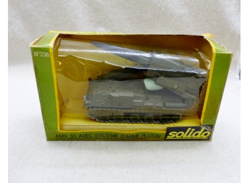 Solido 238 AMX 30 avec Système d'Arme Pluton NM Boite