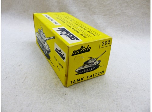 Solido 202 Véhicule Militaire Tank Patton M-47 avec Boite