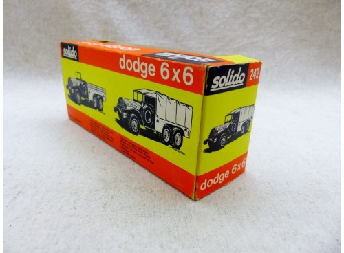 Solido 242 Dodge 6x6 Camion Militaire en Boite