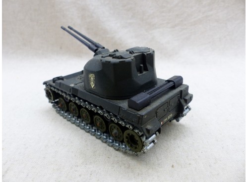 miniature Solido 223 Char Militaire AMX 13 avec Canon Bi-Tube vue arrière