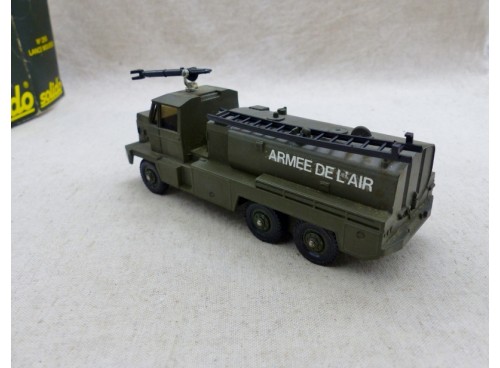miniature auto de collection Solido 255 Camion Militaire Berliet Lance Mousse