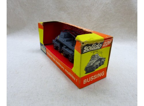 Solido 226 Bussing Véhicule Militaire Blindé Allemand