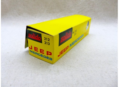 Solido 212 - 213 Boite Seule en état neuf