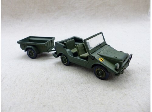 Solido 212 213 Jeep Mercedes Munga et remorque