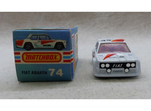 Matchbox fiat store abarth 1982