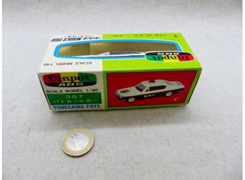 Yonezawa Diapet ABS A-2 Toyota Mark II 1900 Voiture de police NM/B