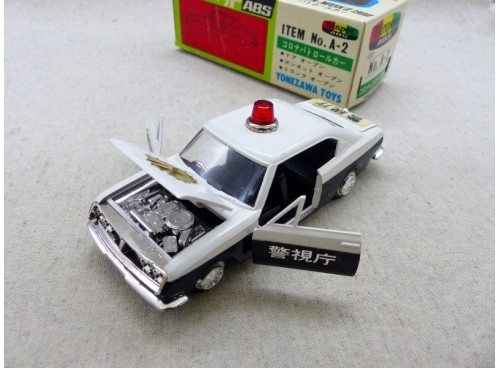 Yonezawa Diapet ABS A-2 Toyota Mark II 1900 Voiture de police NM/B ouvert