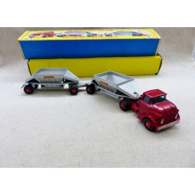 Matchbox K-4 Camion FRUEHAUF HOPPER TRAIN TRUCK Avec Boite