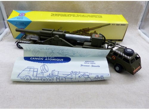 France Jouet 208 Pacific M26 et  Canon atomique avec Boite