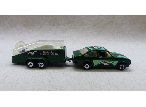 Matchbox Superfast TP-7 Ford Escort et Remorque Planeur Vert Foncé