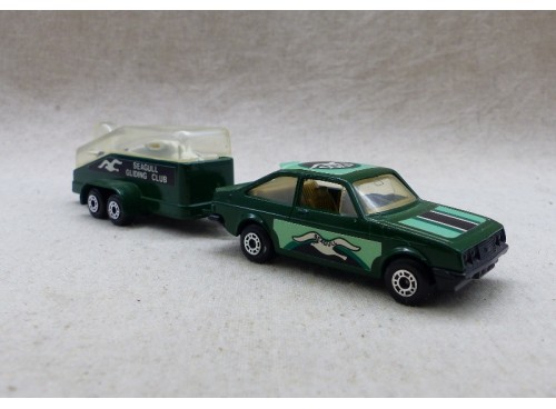 Matchbox Superfast TP-7 Ford Escort et Remorque Planeur Vert Foncé