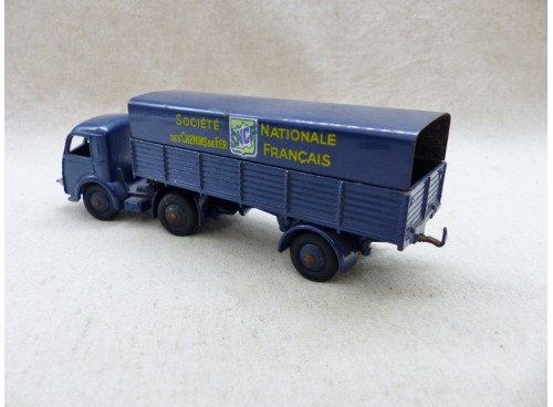 Dinky Toys 32AB Camion semi-Remorque Panhard "Transports SNCF " Arrière