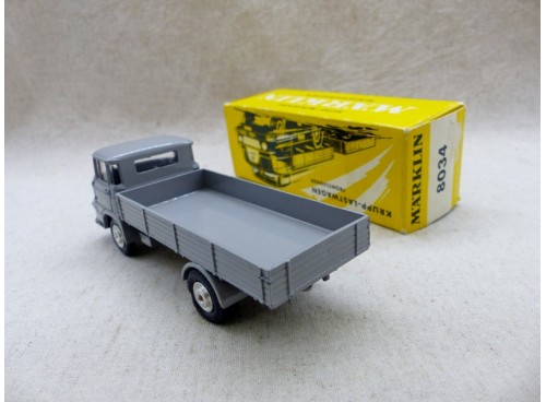 Marklin 8034 Camion Plateau Krupp LKW Lastwagen NM / Boite arrière