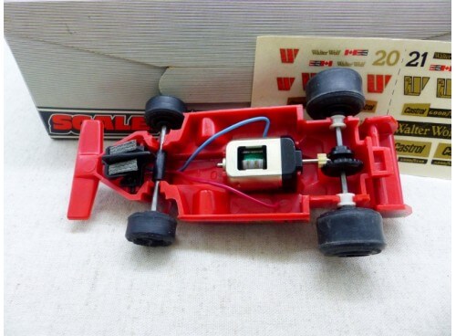 Scalextric C.133 Wolf W R 5 Rouge Neuve Boite Dessous
