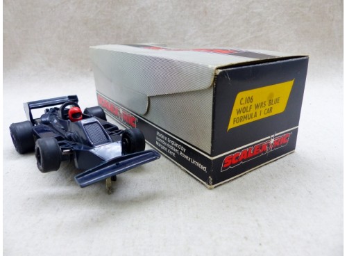 Scalextric C106 Wolf W R 5 Blue Neuve Boite