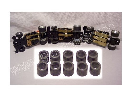 AMK1- 5 TCR 5 Paires pneus arrières pour chassis MK1 et MK2