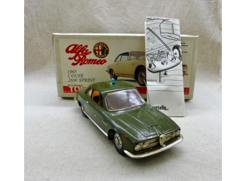 Togi Alfa Romeo 1965 Police Coupe 2600 Sprint Polizia NM Boite