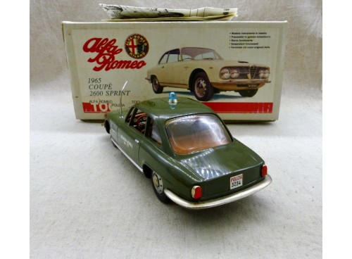 Togi Alfa Romeo 1965 Police Coupe 2600 Sprint Polizia NM Boite dos