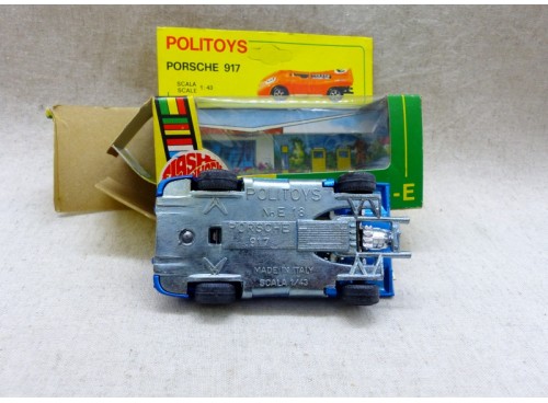 Politoys Export E18 Porsche 917 NM/Boite dessous