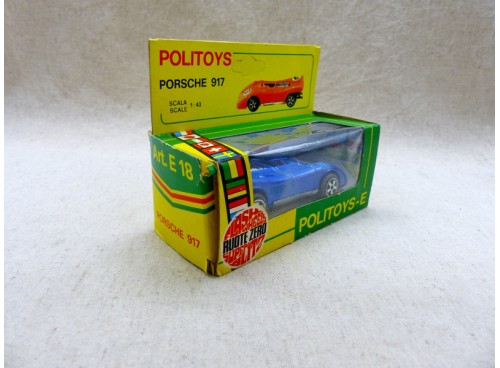 Politoys Export E18 Porsche 917 NM/Boite coté