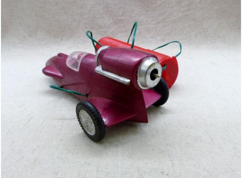Turbo-Jet Racer rouge 8-2A made in British Hong-Kong Dos