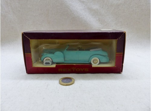 Rextoys 12 Cadillac V16 1938-1940 Torpedo Bleu Ciel NM en Boite