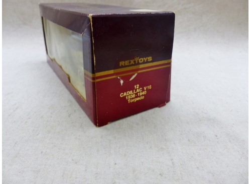 Rextoys 12 Cadillac V16 1938-1940 Torpedo NM Boite