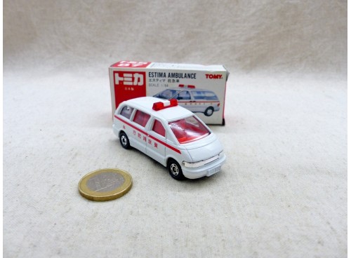 Tomy Tomica 87  Toyota Estima Ambulance NM Boite