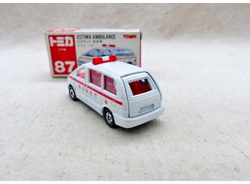 Tomy Tomica 87  Toyota Estima Ambulance NM Boite