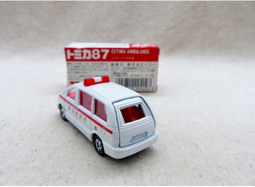 Tomy Tomica 87  Toyota Estima Ambulance NM Boite
