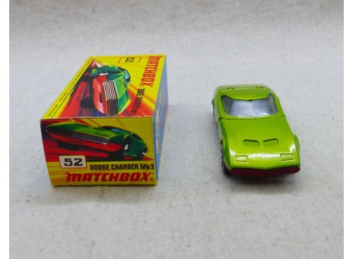 Matchbox Superfast MB 52 Dodge Charger MK3 NM / Boite face