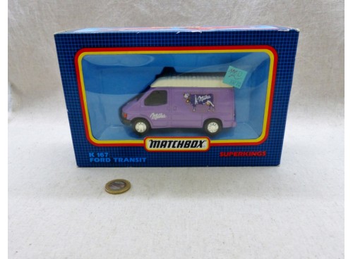 Matchbox KingSize K-167 SuperKings Ford Transit " Milka" NM Boite