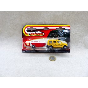 Majorette Série 300 Renault Kangoo et Bateau Neuf / Blister