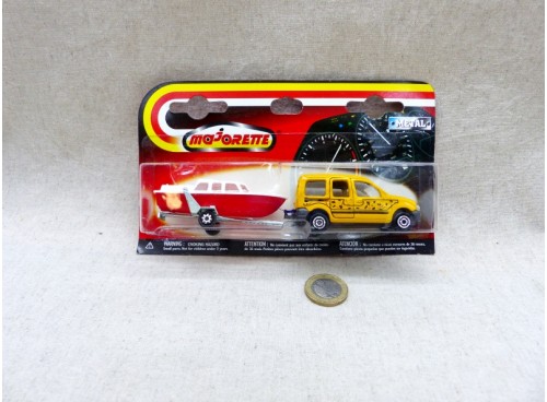 Majorette Série 300 Renault Kangoo et Bateau Neuf / Blister