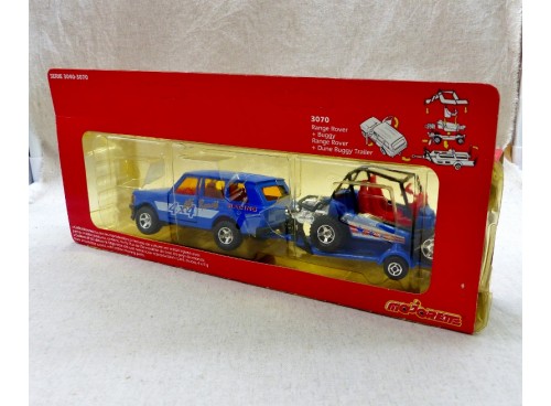 Majorette 3040-3070 Range Rover et Buggy NM Boite