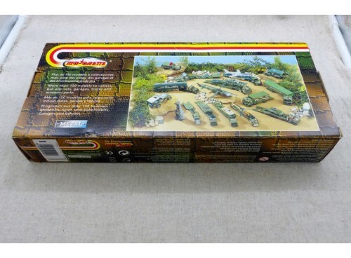 Majorette Serie 3090 Coffret "Transport Set" Special Forces  Militaire Neuf en Boite dos