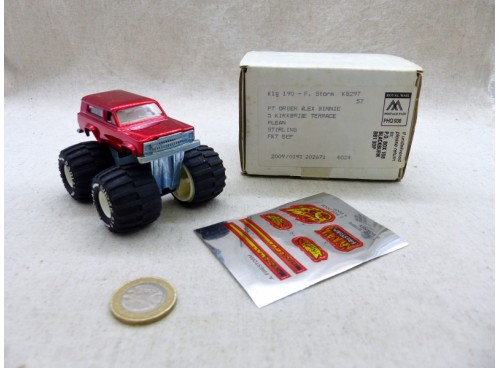 Majorette 2011 Monster truck Fire Storm Neuf Boite