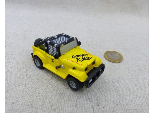 voiture de circuit routier Marchon Jeep Jaune Canyon Raider