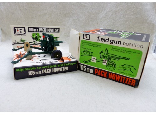 Britains 9724 Canon Militaire 105m.m. Pack Howitzer anti Tank NM Boite