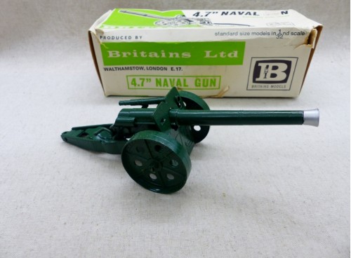 Britains 9730 Canon 4.7" Naval NM Boite