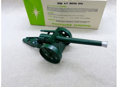 Britains 9730 Canon 4.7" Naval NM Boite