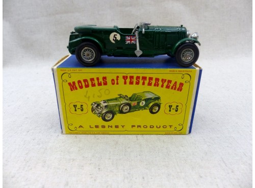 Matchbox MOY Models of Yesteryear Y-5 Bentley  4.5 L avec boite