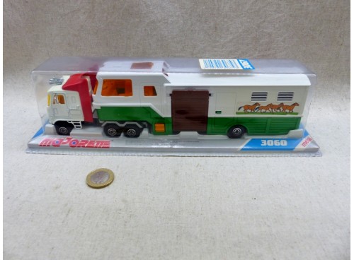 Majorette 3067 Camion Transport de Chevaux Neuf / Blister